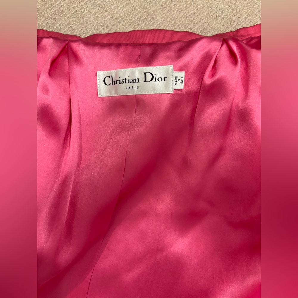 *** SOLD*** Christian Dior Pink Cropped Jacket- Resort 2008 - Picture 3 of 8